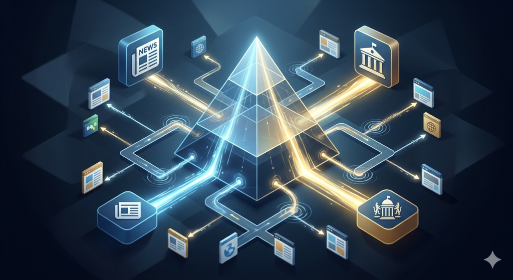 Flujo de contenido que contribuye al ranking